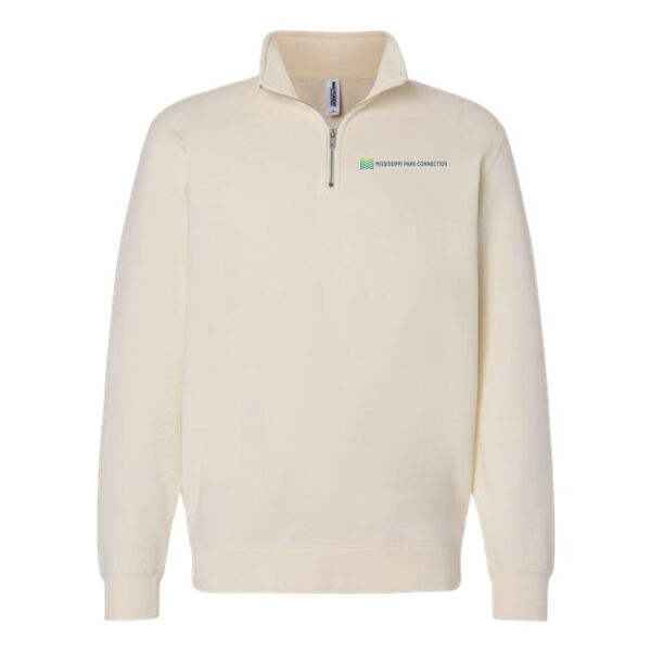 Independent Trading Co Unisex Midweight Quarter Zip Pullover - Embroidered Logo Thumbnail