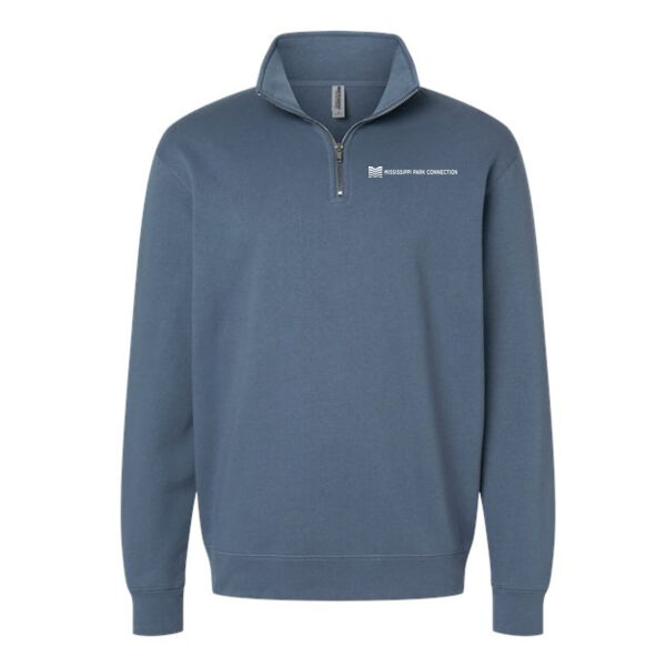 Independent Trading Co Unisex Midweight Quarter Zip Pullover - Embroidered Logo Thumbnail