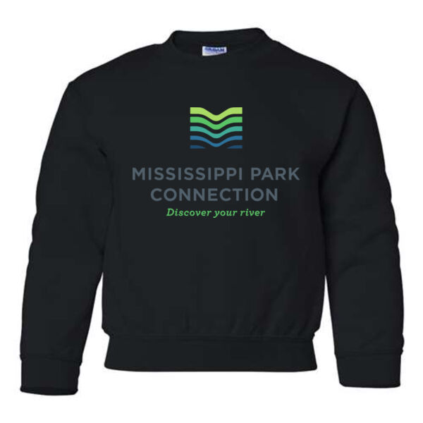 Gildan Youth Heavy Blend Crewneck Sweatshirt - Printed Logo Thumbnail