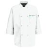 Eight Pearl Button Chef Coat with Thermometer Pocket Thumbnail