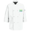 Eight Pearl Button Chef Coat with Thermometer Pocket Thumbnail