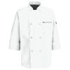 Eight Pearl Button Chef Coat with Thermometer Pocket Thumbnail