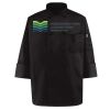 Black Knot Button Chef Coat Thumbnail