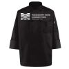 Black Knot Button Chef Coat Thumbnail